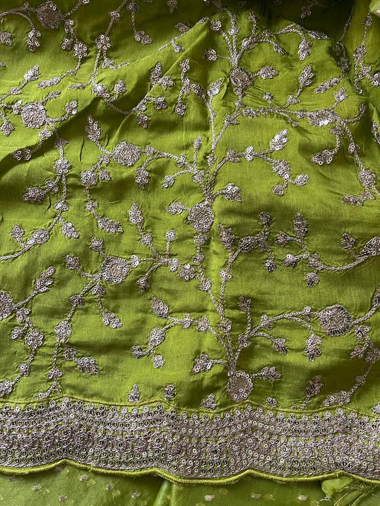 Nisani organza zari saree - Saffronfashionindia