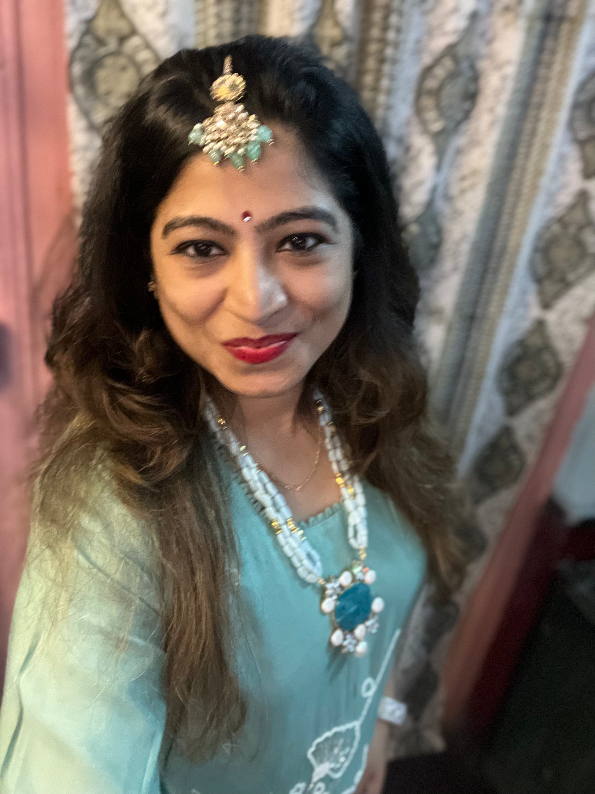 Ramojika necklace set SaffronFashion