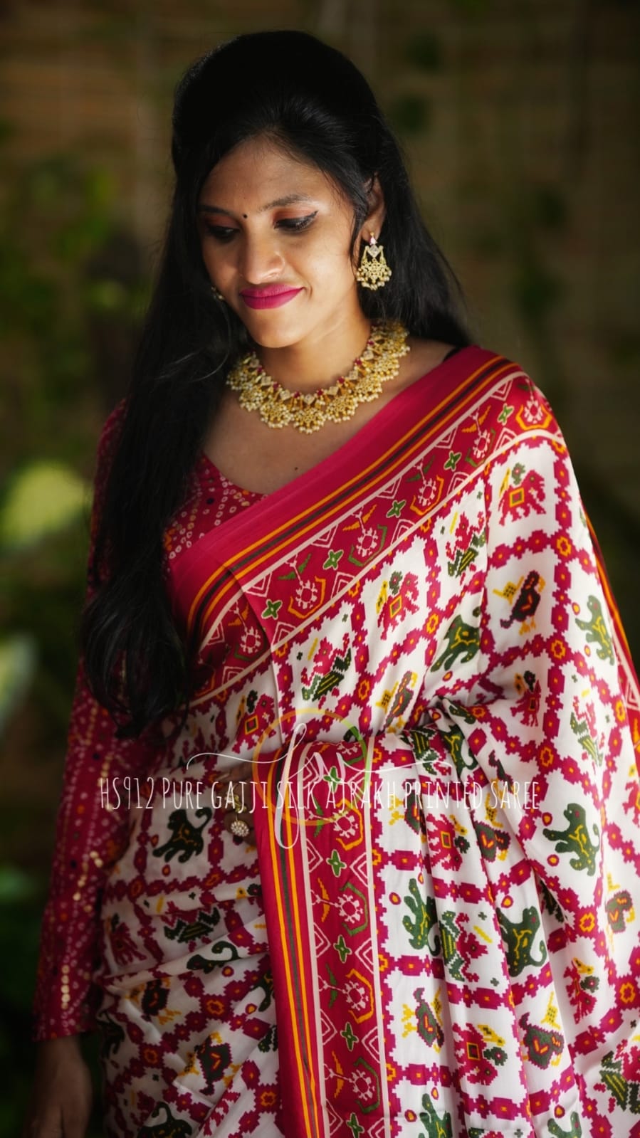 Patola  handmade saree - Saffronfashionindia