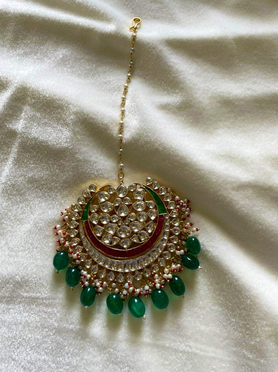 Veema Kundan tikka - Saffronfashionindia