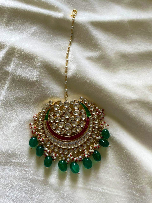 Veema Kundan tikka - Saffronfashionindia