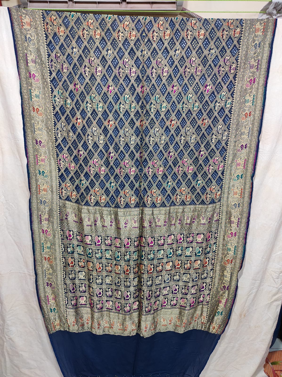 Humnava bandhej bandhani saree - Saffronfashionindia