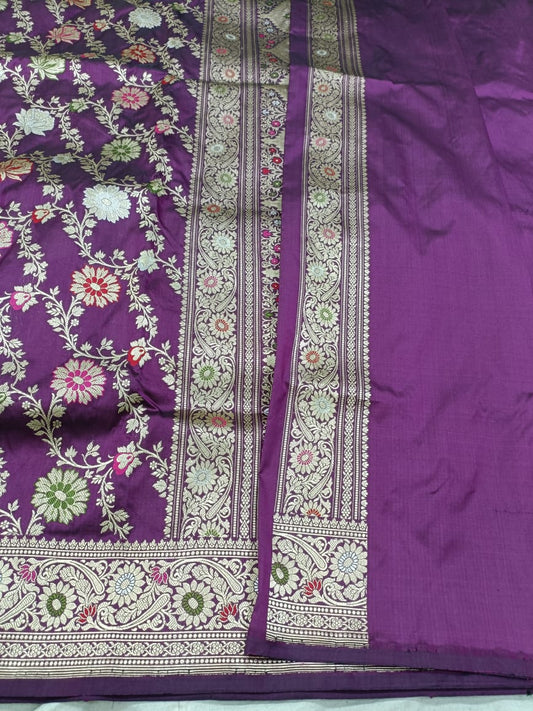 Shejadi Katan saree - Saffronfashionindia