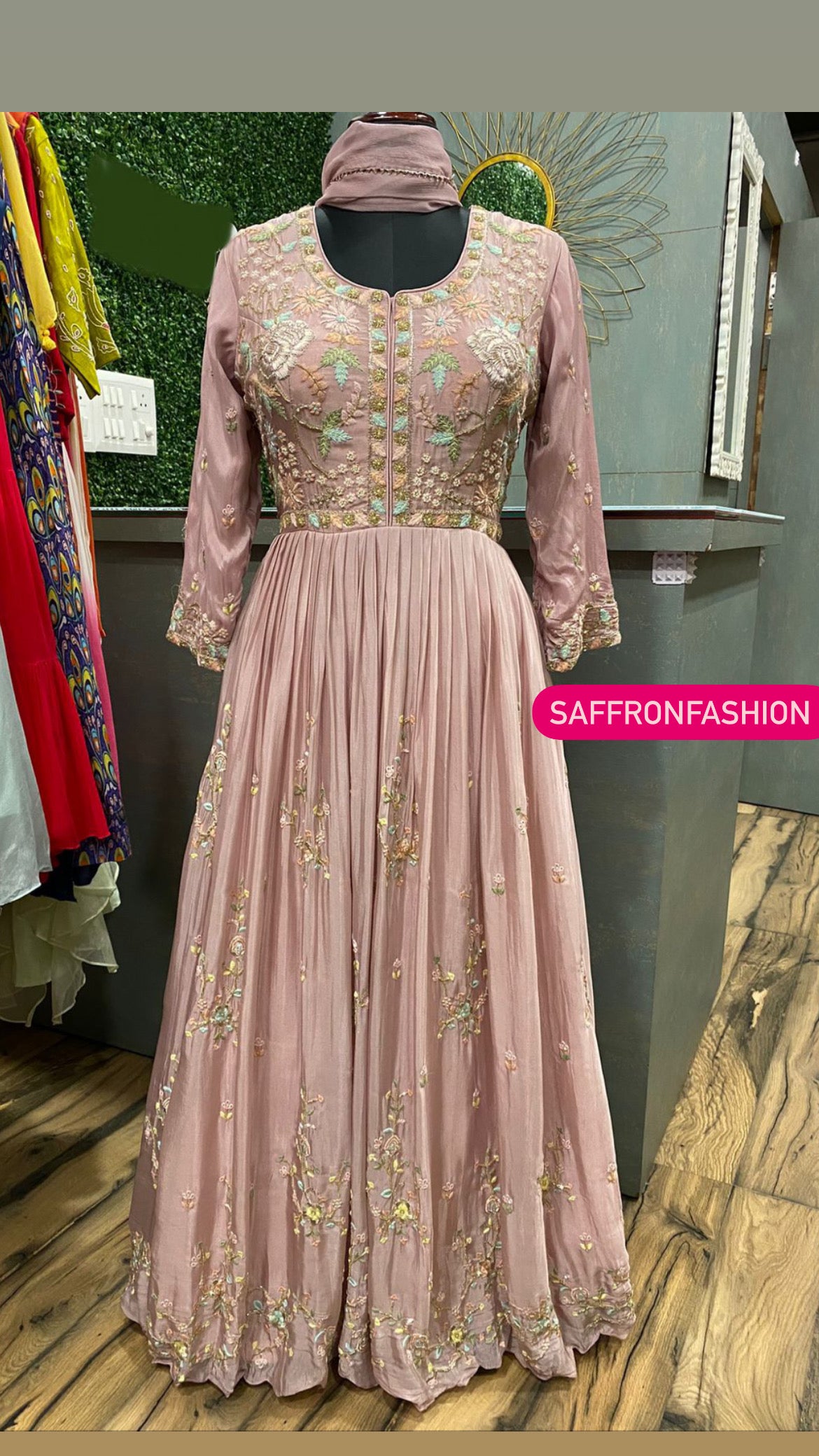 Wanisha Anarkali dress - Saffronfashionindia