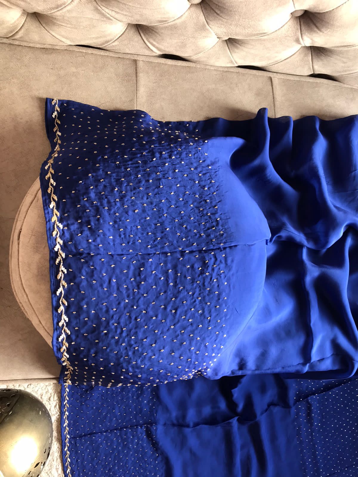 Ravisha premium organza silk saree - Saffronfashionindia