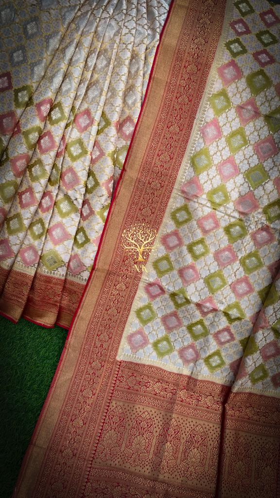 Rimjhim soft silk saree - Saffronfashionindia