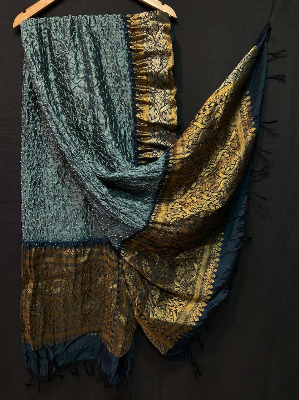 Xenish kanjivaram dupatta - Saffronfashionindia