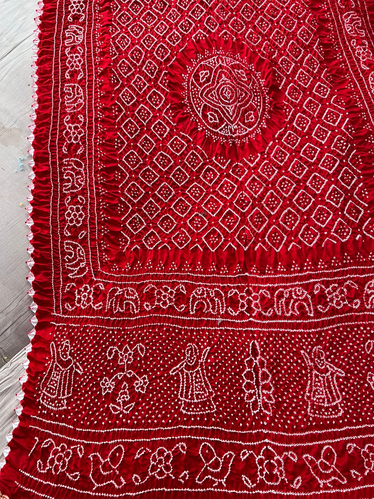 Mavika gajji silk dupatta - Saffronfashionindia