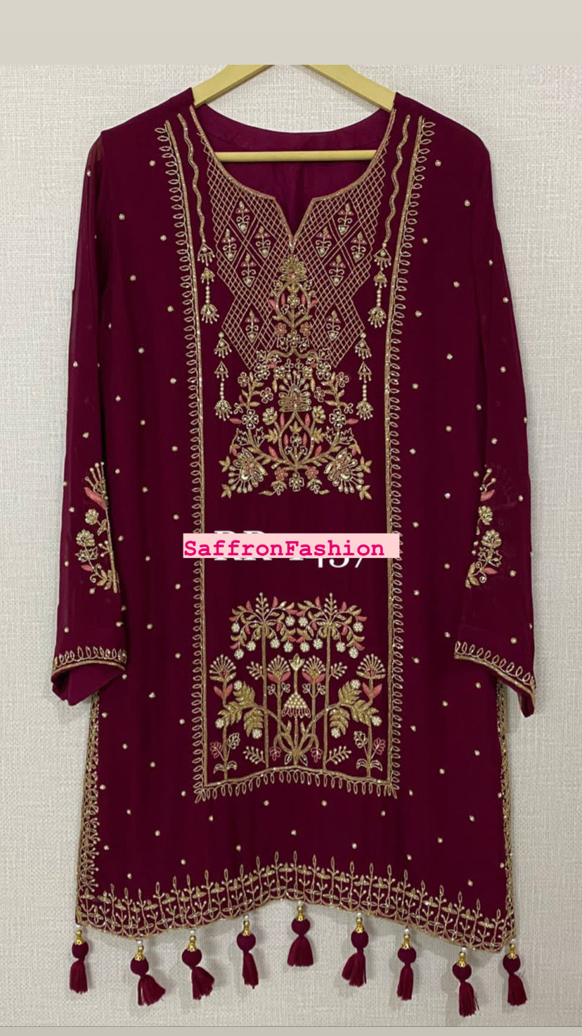 Kinjala dress - Saffronfashionindia