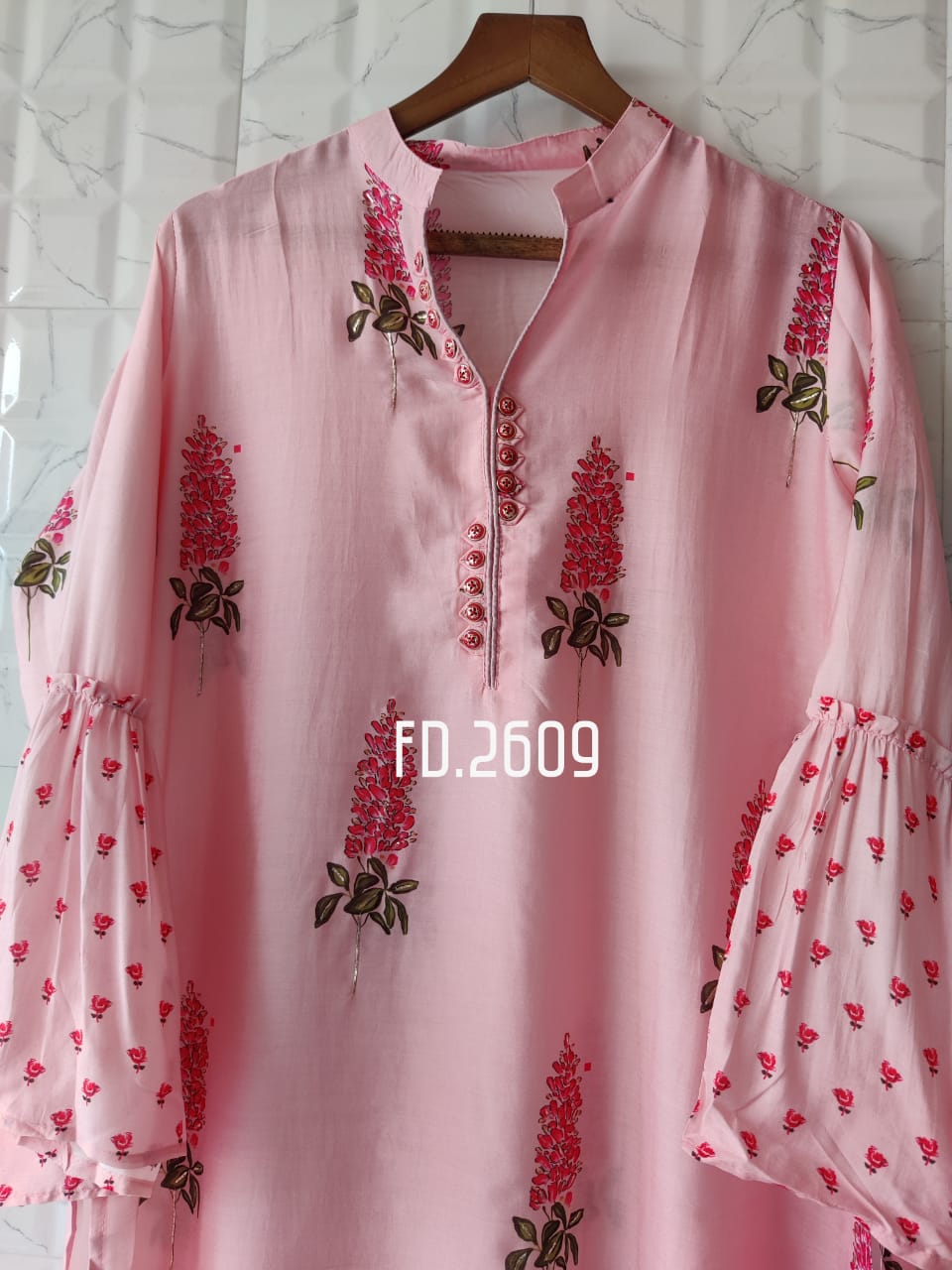 Pink salwarsuit - Saffronfashionindia