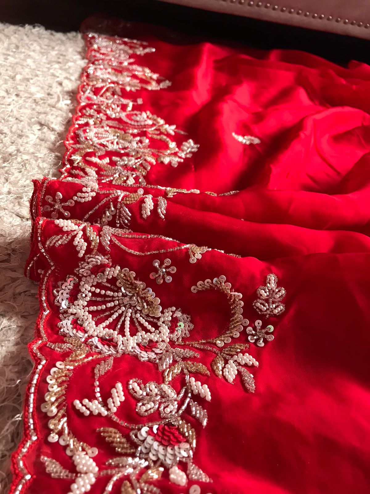 Gujarish  premium posh saree - Saffronfashionindia