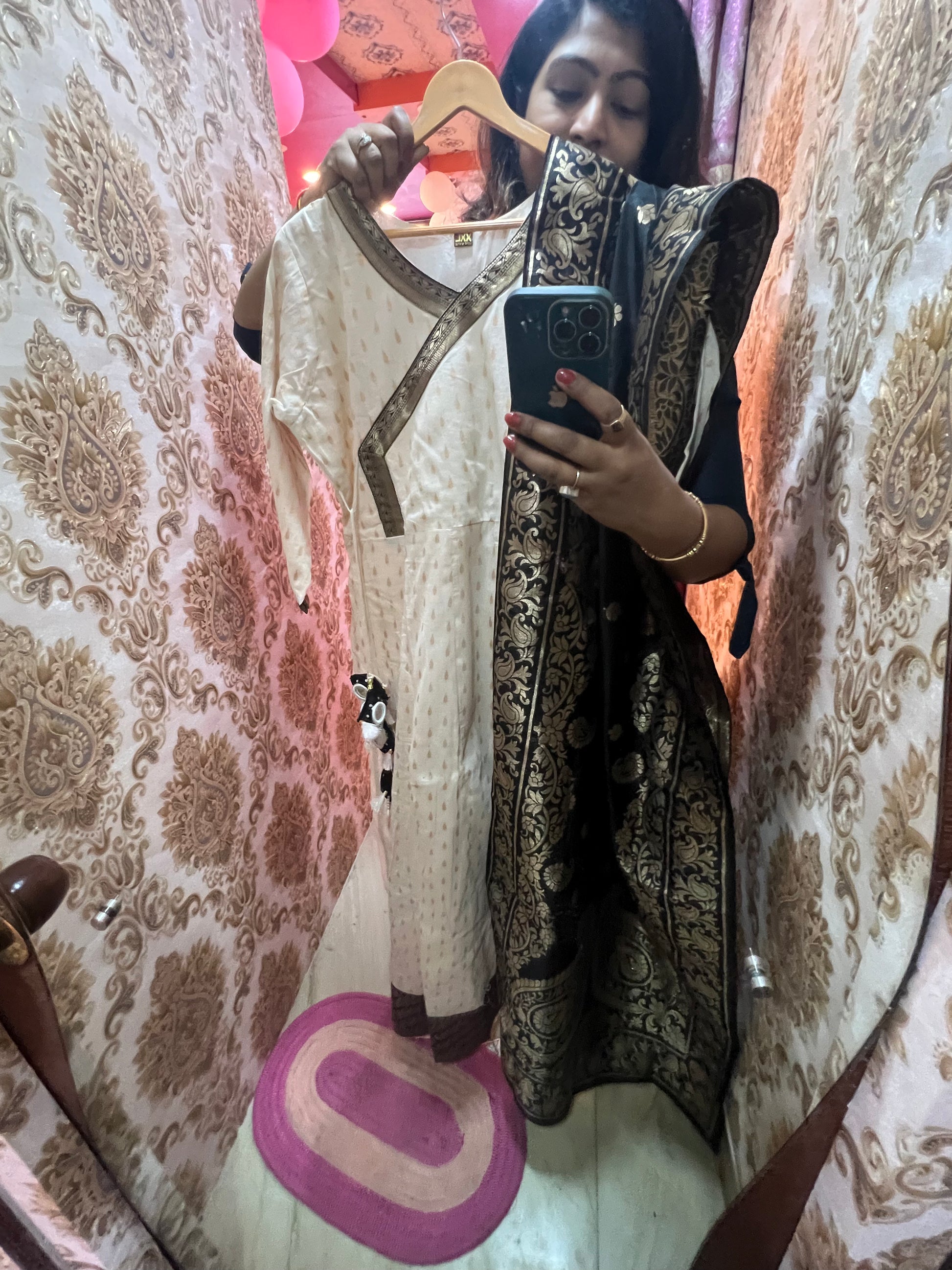 Charu angrakha styled Kurti - Saffronfashionindia