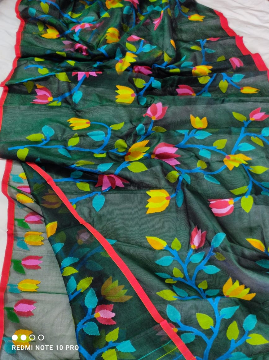 Kivisha tantuj saree - Saffronfashionindia
