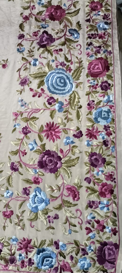 Ramnuja authentic Parsi gara saree - Saffronfashionindia