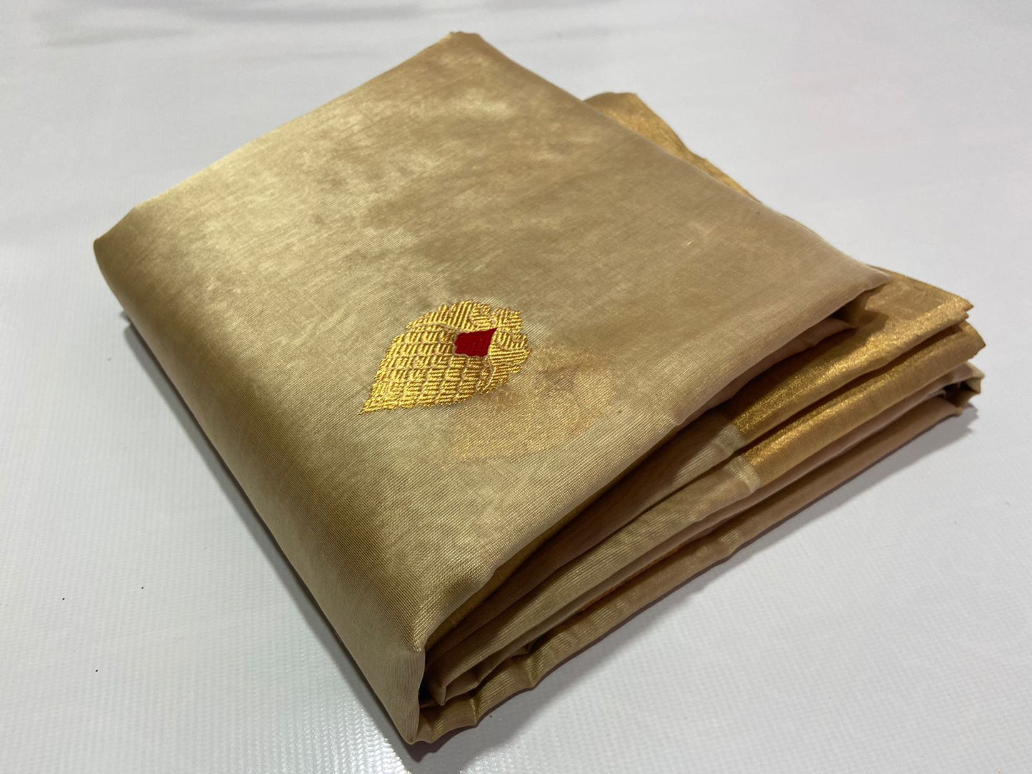Jeni pattu Chanderi saree - Saffronfashionindia