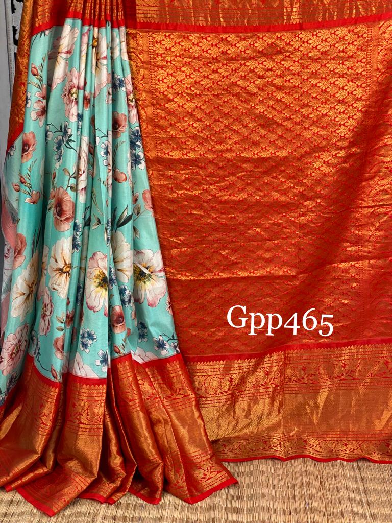 Kanchi silk saree/handloom saree - Saffronfashionindia
