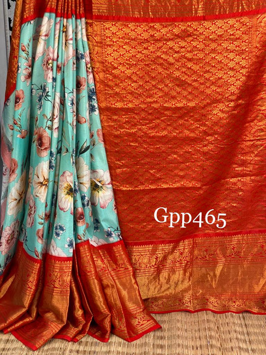 Kanchi silk saree/handloom saree - Saffronfashionindia