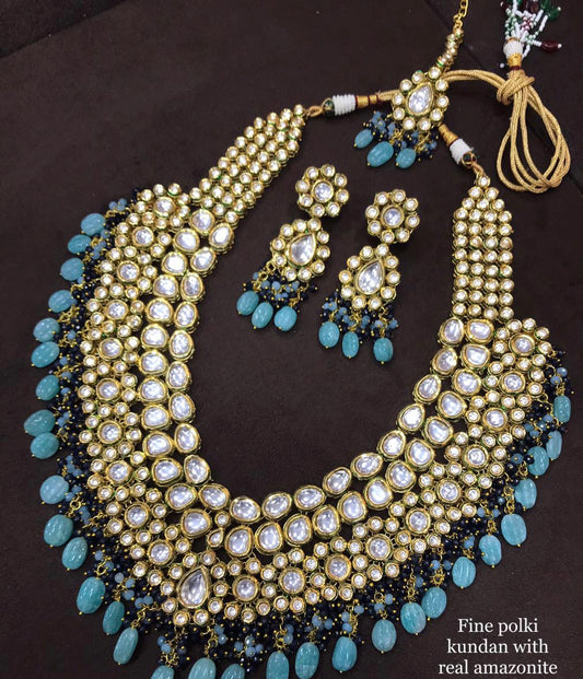 Mughal inspired bridal necklace - Saffronfashionindia