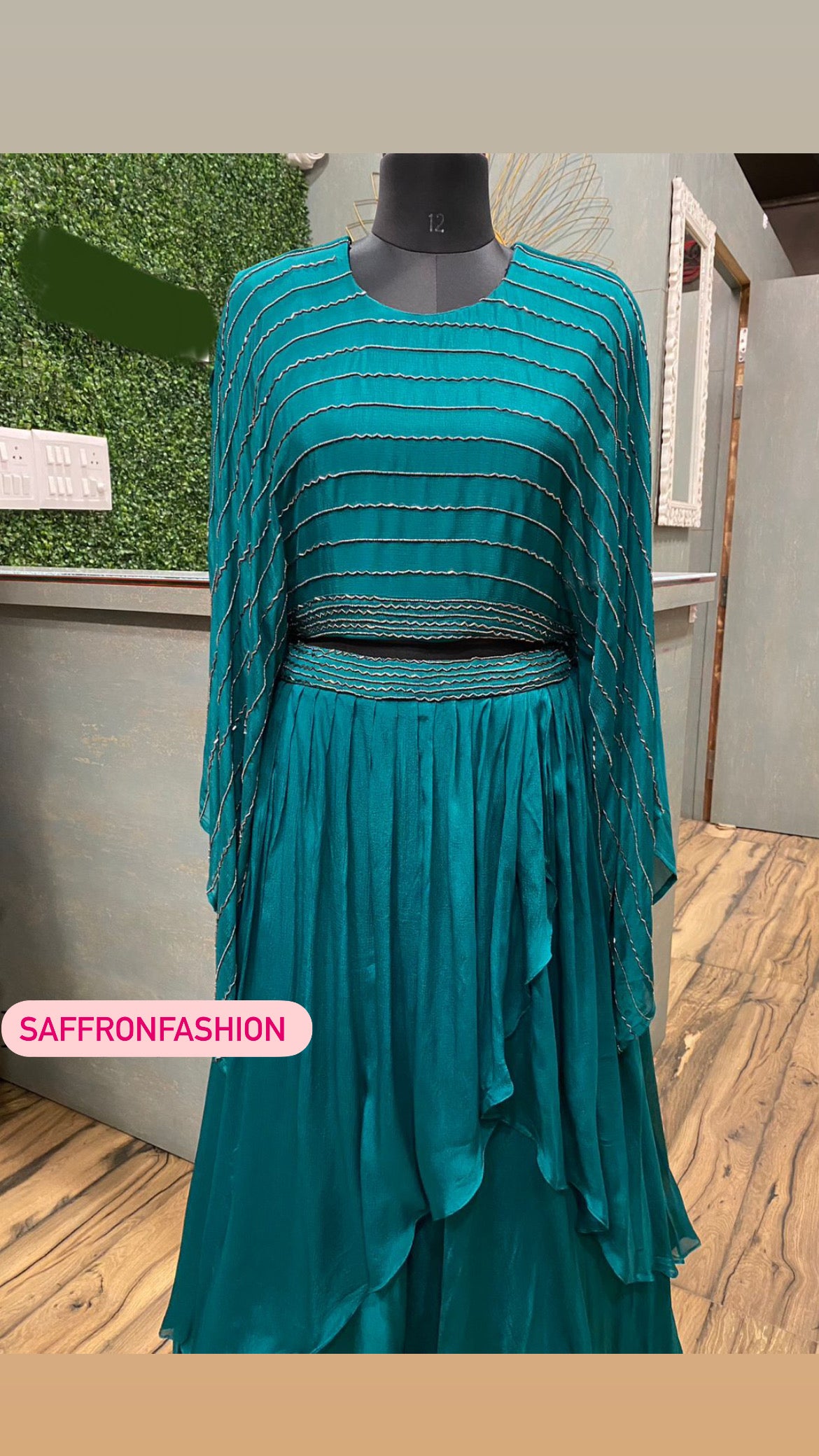 Navesha indowestern beautiful dress - Saffronfashionindia