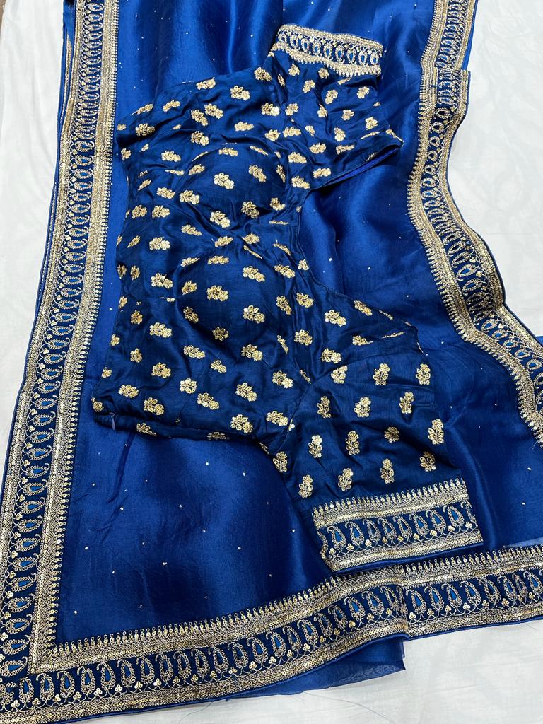 Sabyasachi inspired Mukesh saree - Saffronfashionindia