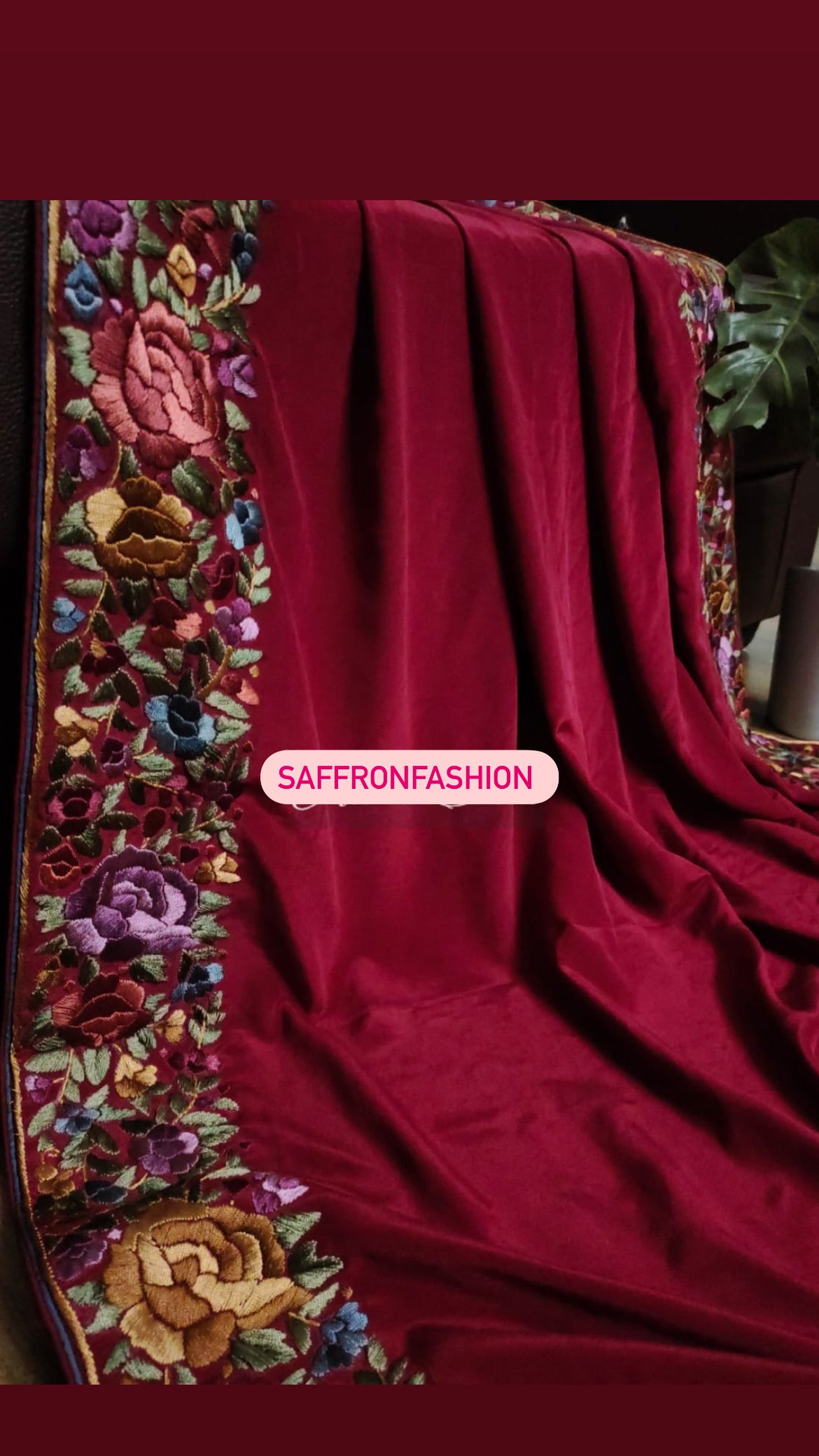 Haseena parsi gara dupatta - Saffronfashionindia