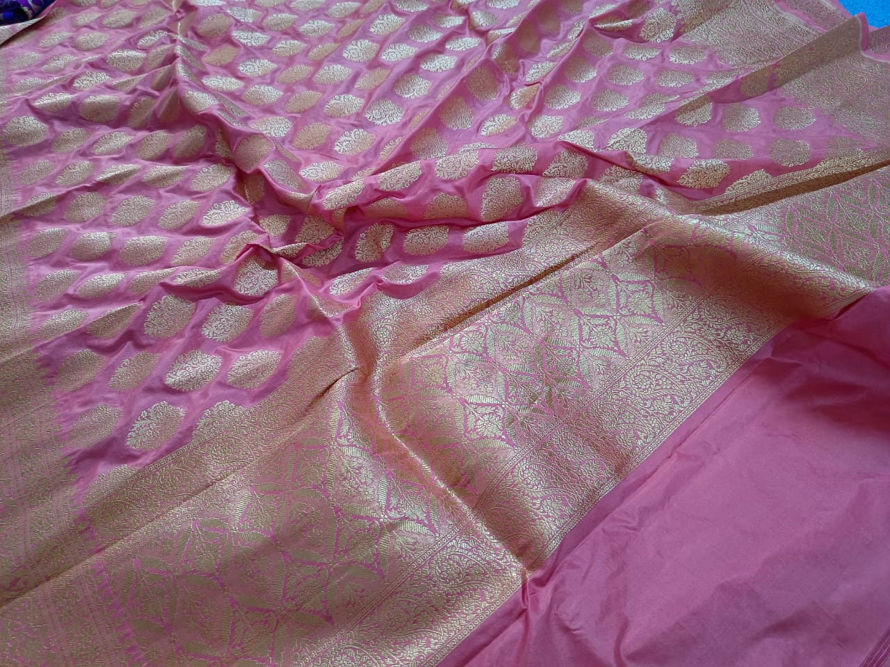 Katan Banarsi dupatta - Saffronfashionindia