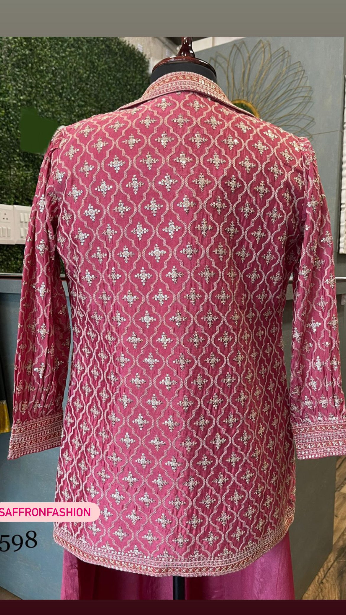 Pinkmania cord set - Saffronfashionindia