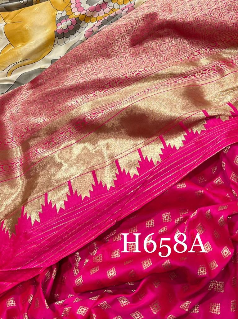 Kalamkari inspired Patola saree - Saffronfashionindia