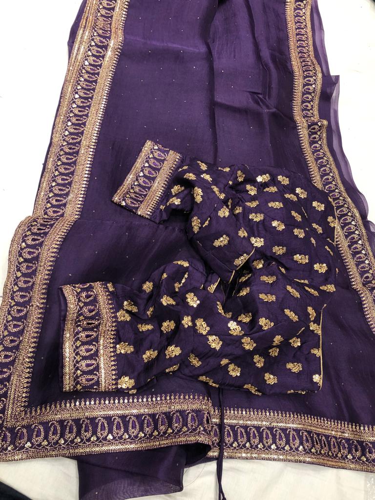 Sabyasachi inspired Mukesh saree - Saffronfashionindia