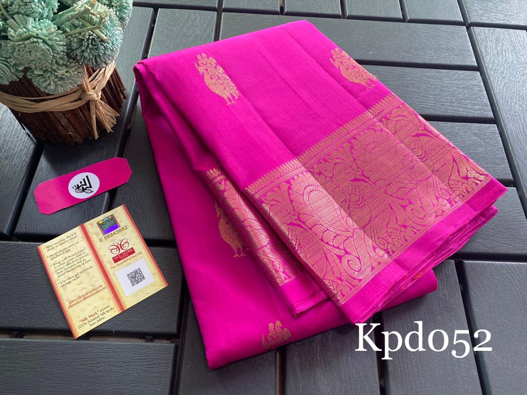 Beautiful kanchi Kanchipuram dupatta - Saffronfashionindia