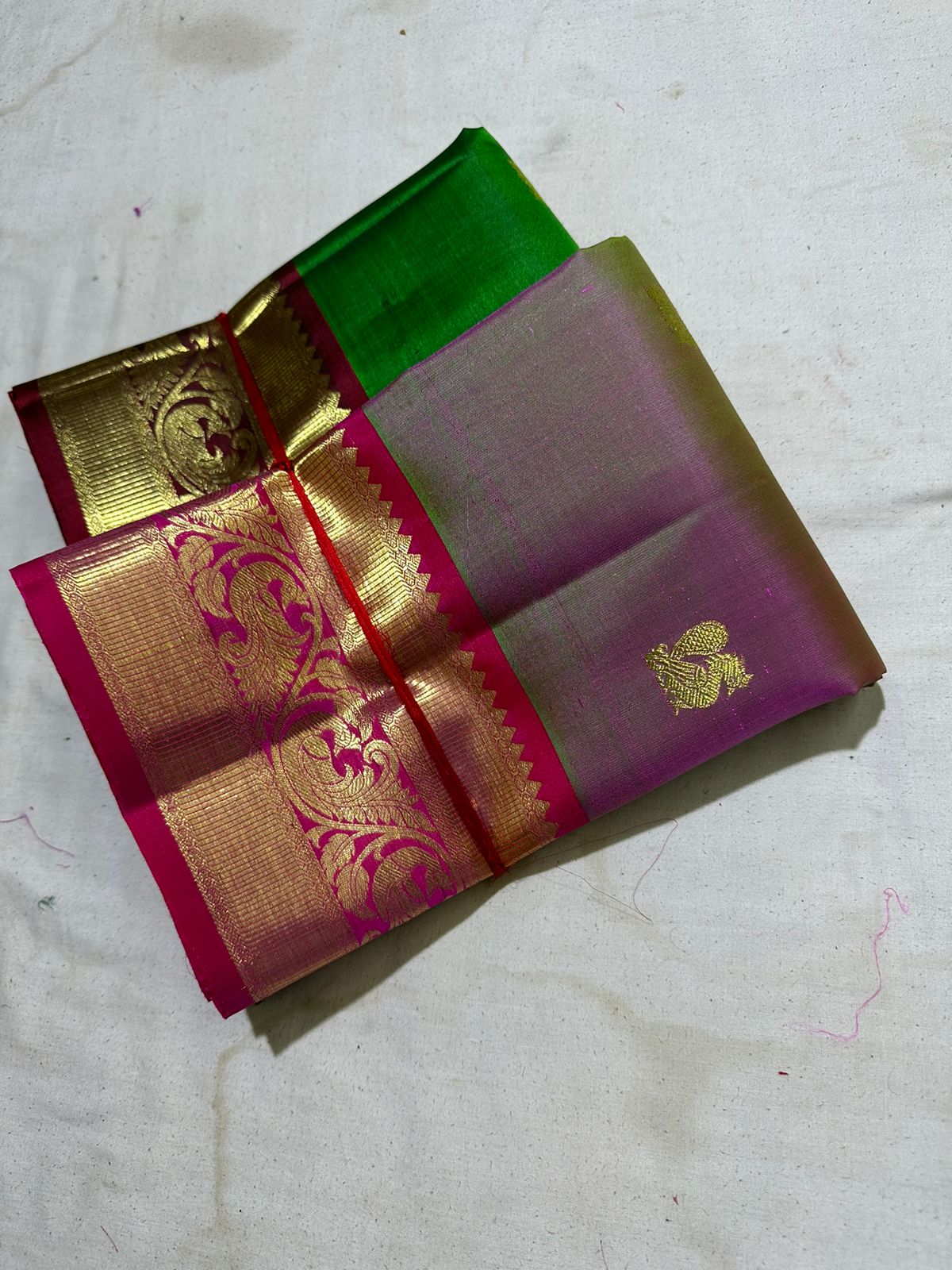 Raina Kanchi Pattu dupatta - Saffronfashionindia