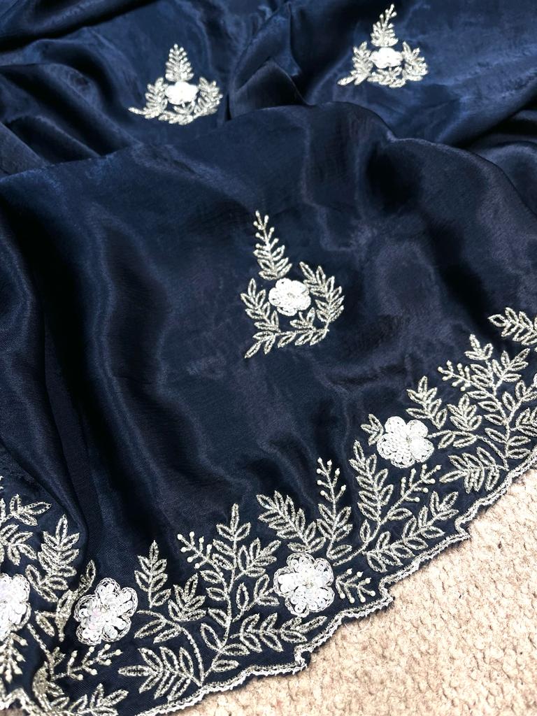 Avisha katdana sequence saree - Saffronfashionindia