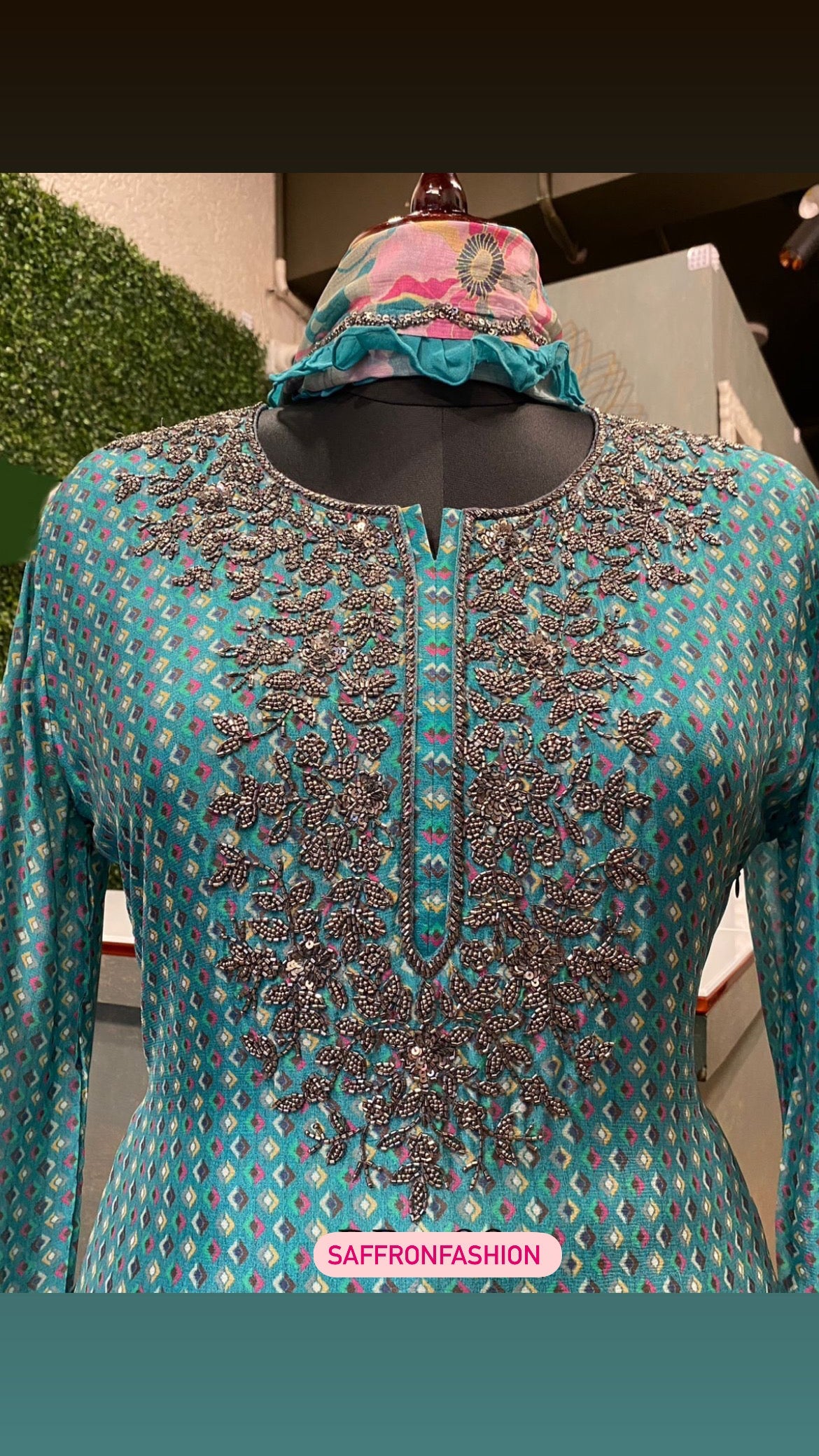 Rochak kurta gharara set Saffron fashion