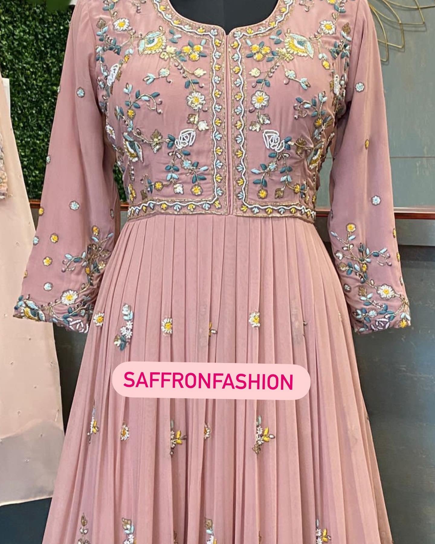 Anarkali dress - Saffronfashionindia