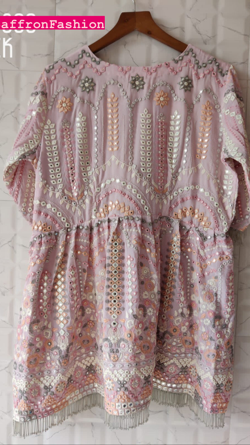 Ruffles gharara set - Saffronfashionindia
