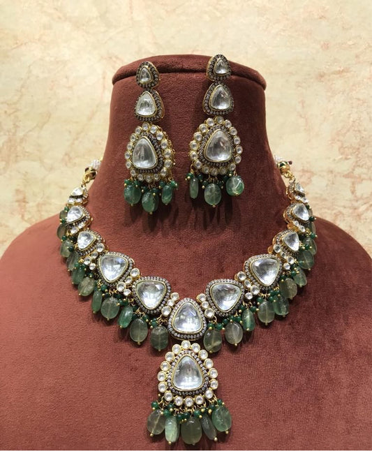 Aarzoo necklace set - Saffronfashionindia