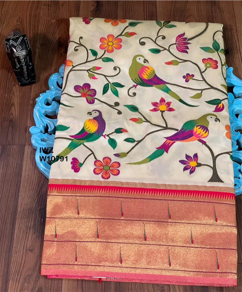 Muniya Paithani inspired saree - Saffronfashionindia