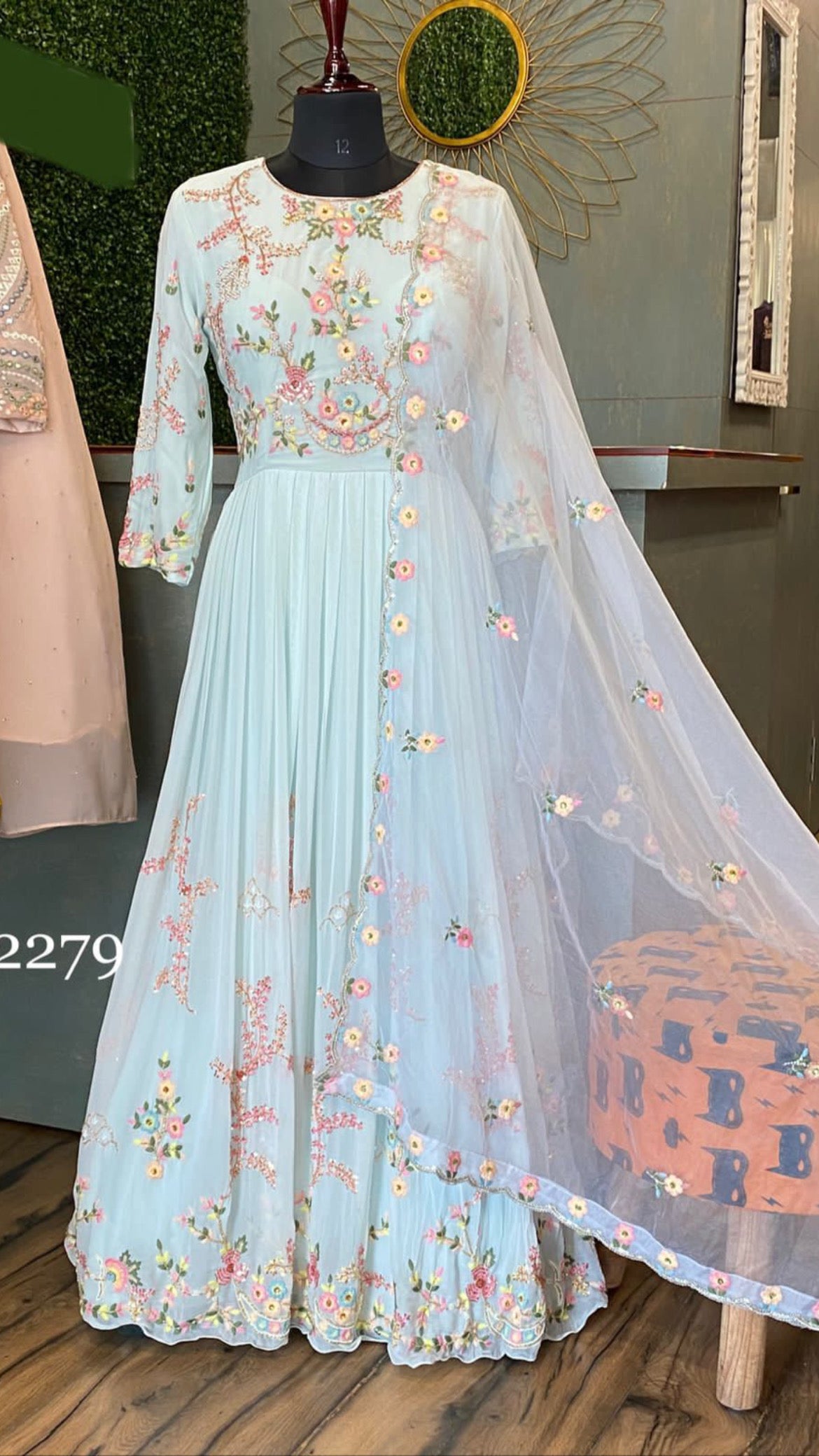 Anarkali dress - Saffronfashionindia