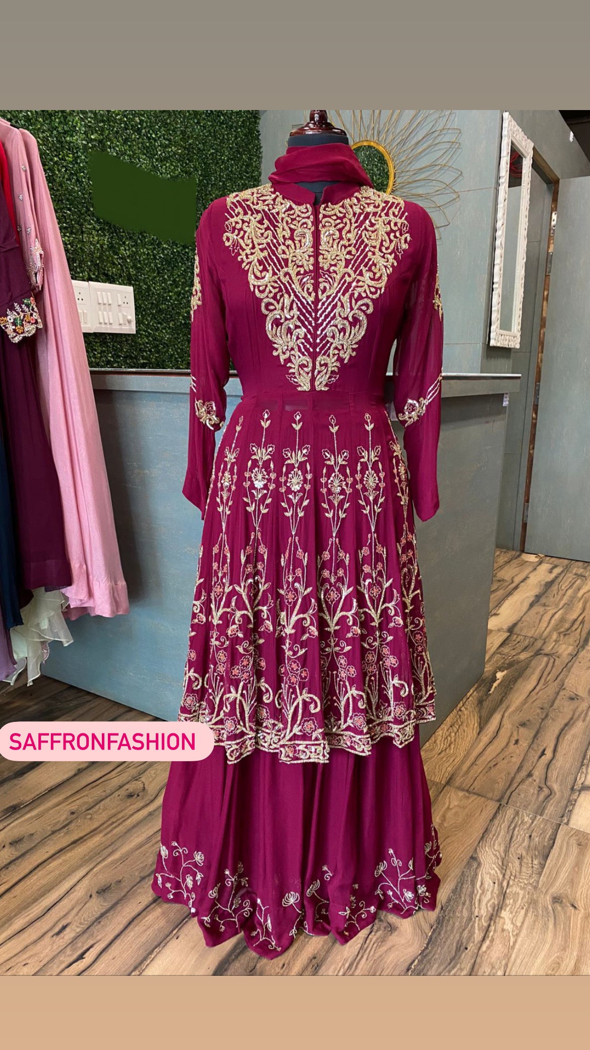 Akansha punjabi dress - Saffronfashionindia