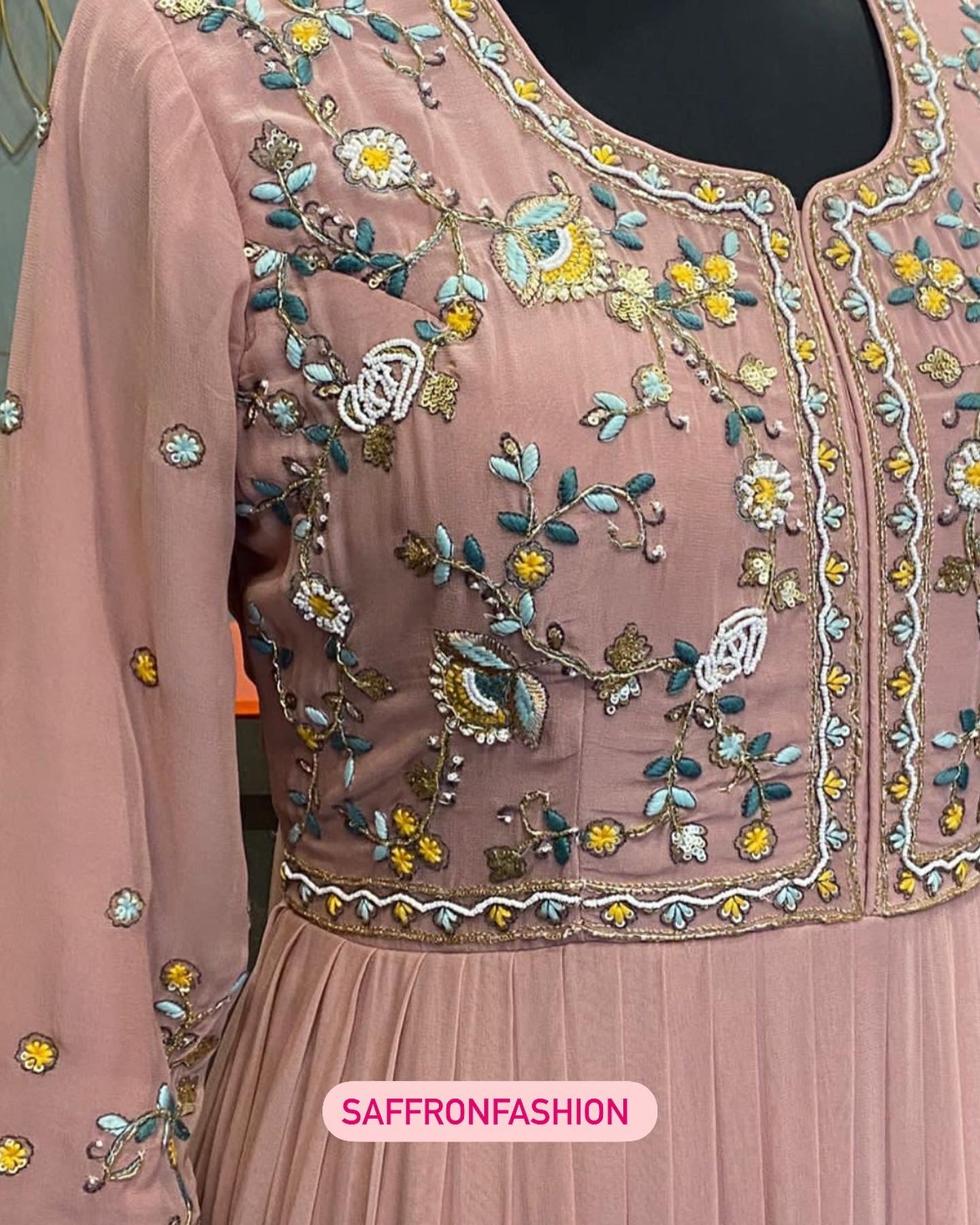 Anarkali dress - Saffronfashionindia