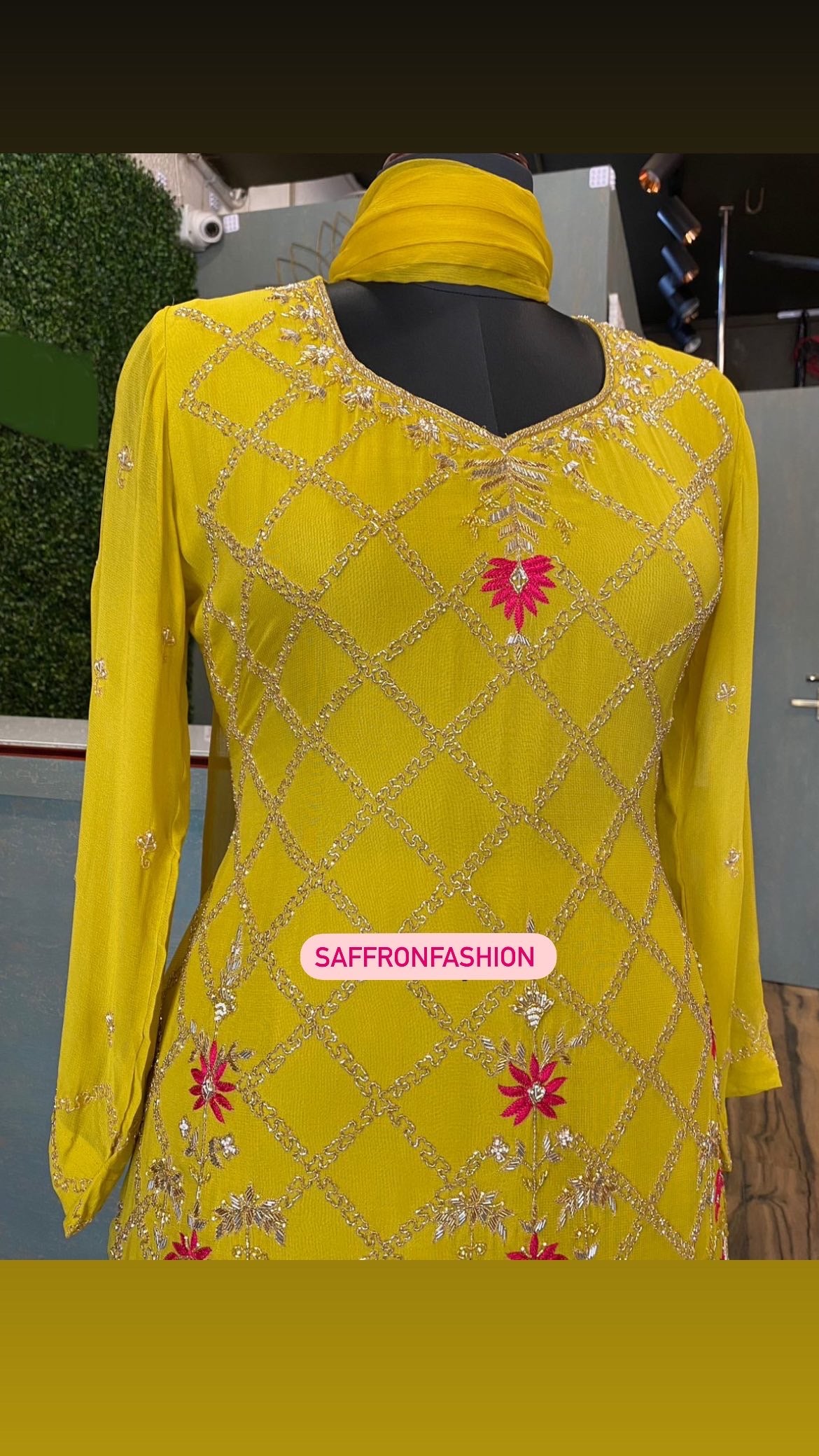 Yani gharara dress - Saffronfashionindia