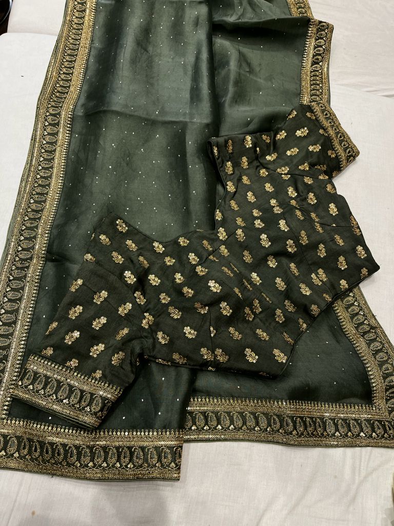 Sabyasachi inspired Mukesh saree - Saffronfashionindia