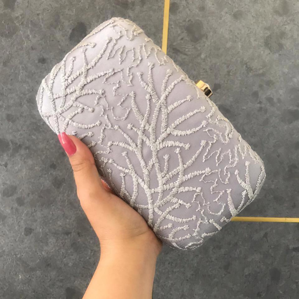 Chickankari clutch - Saffronfashionindia