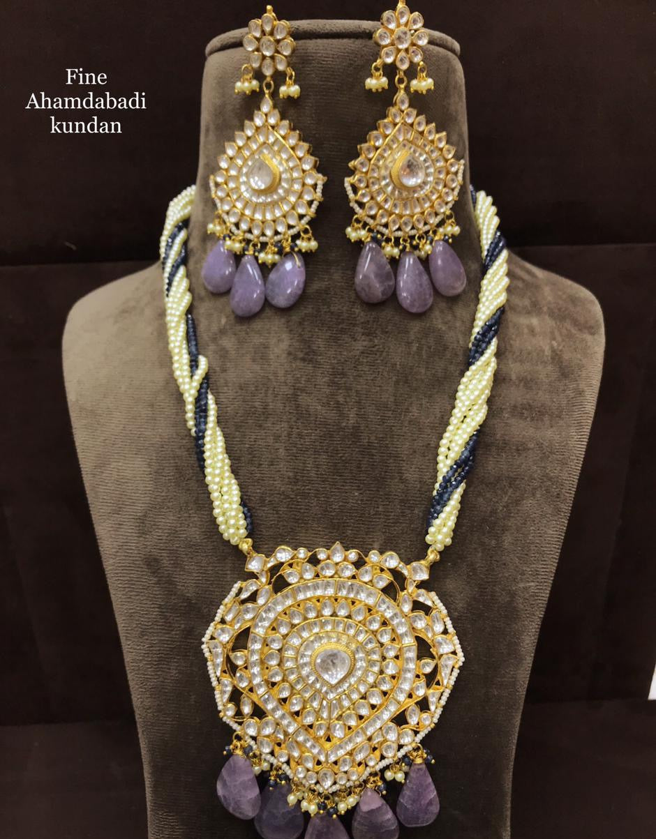 Paan necklace set - Saffronfashionindia