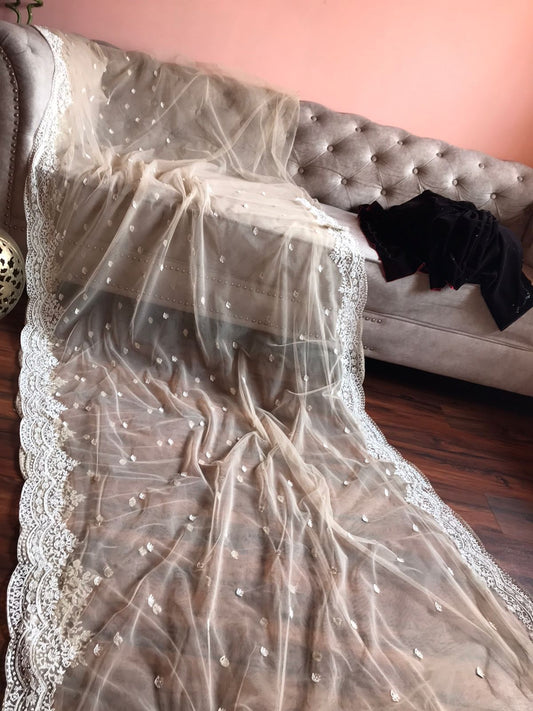 Posh luxe saree - Saffronfashionindia