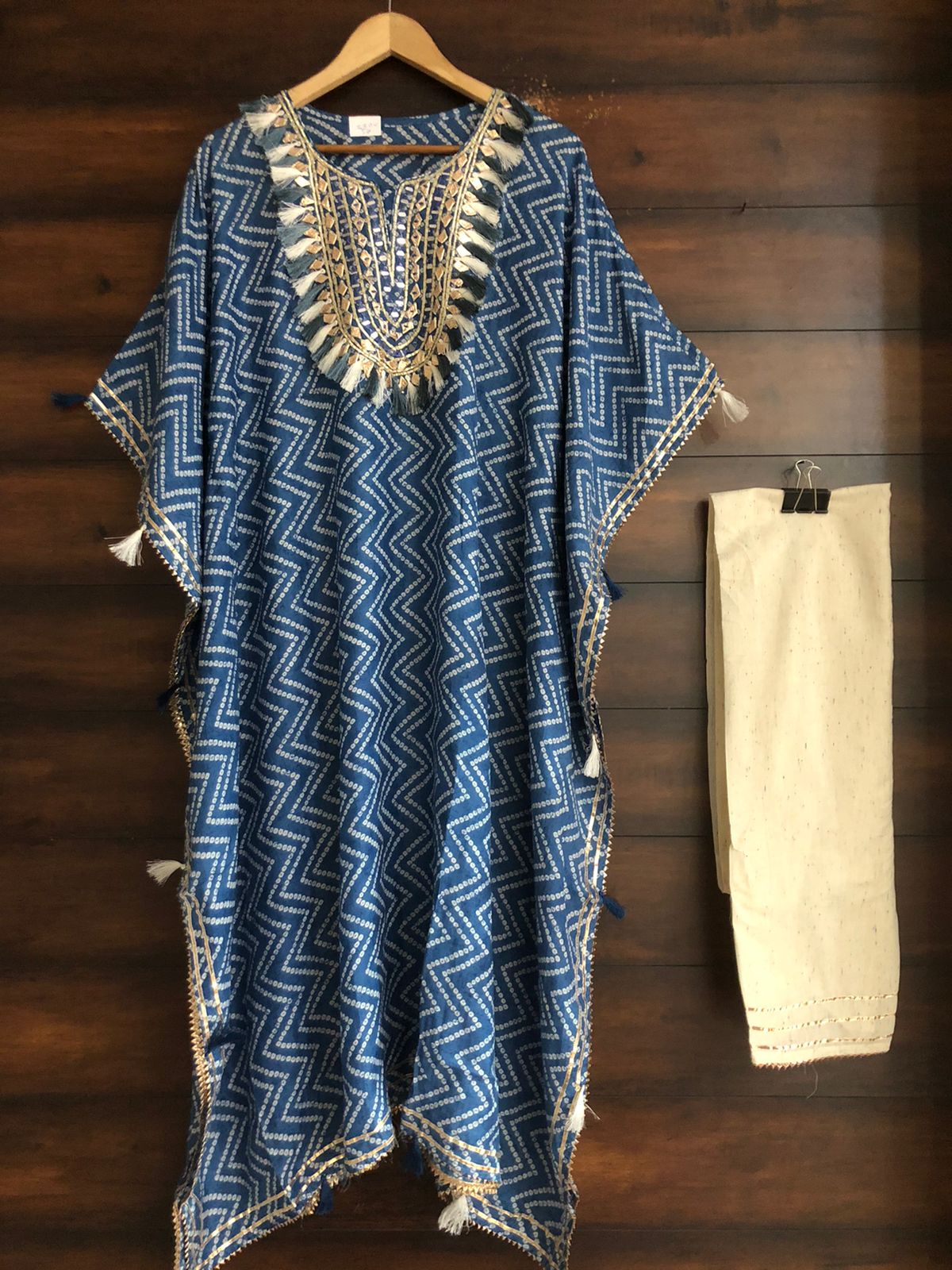 Navika kaftan set - Saffronfashionindia