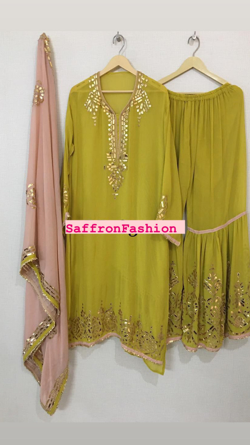 Tanaiza sharara dress - Saffronfashionindia