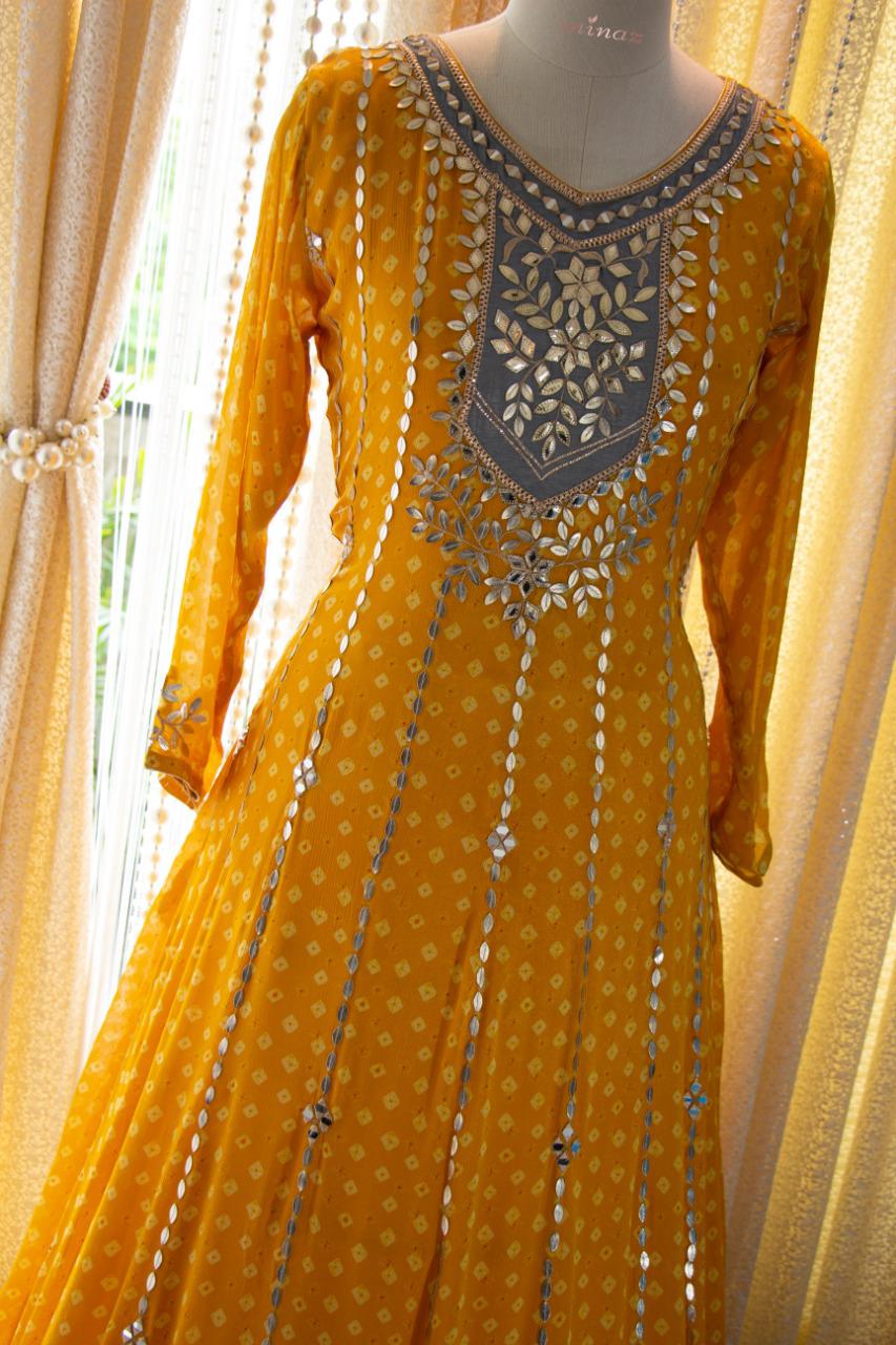 Surili wedding gown - Saffronfashionindia