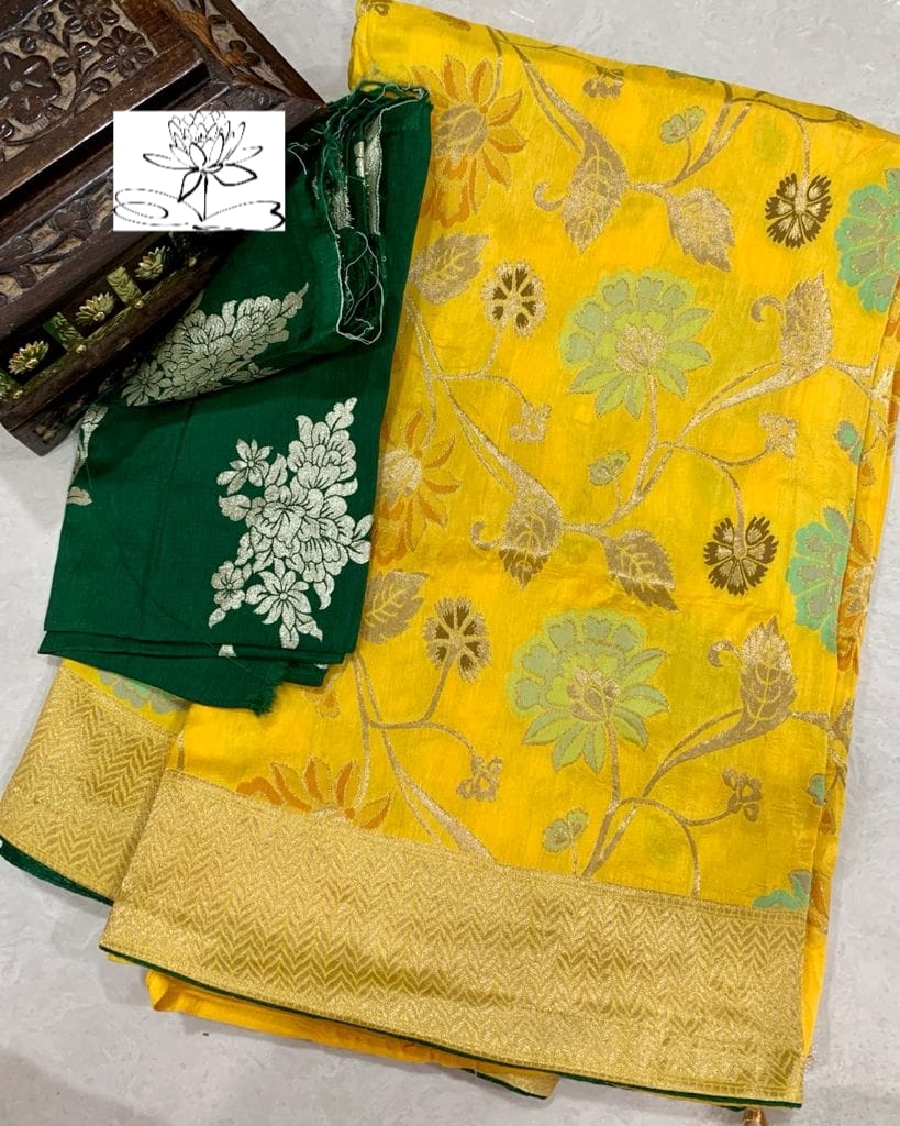 Rasam silk saree - Saffronfashionindia