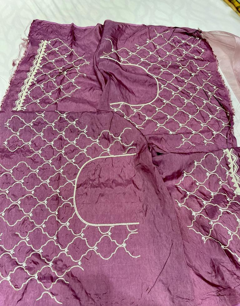 Nanika tissue organza saree - Saffronfashionindia